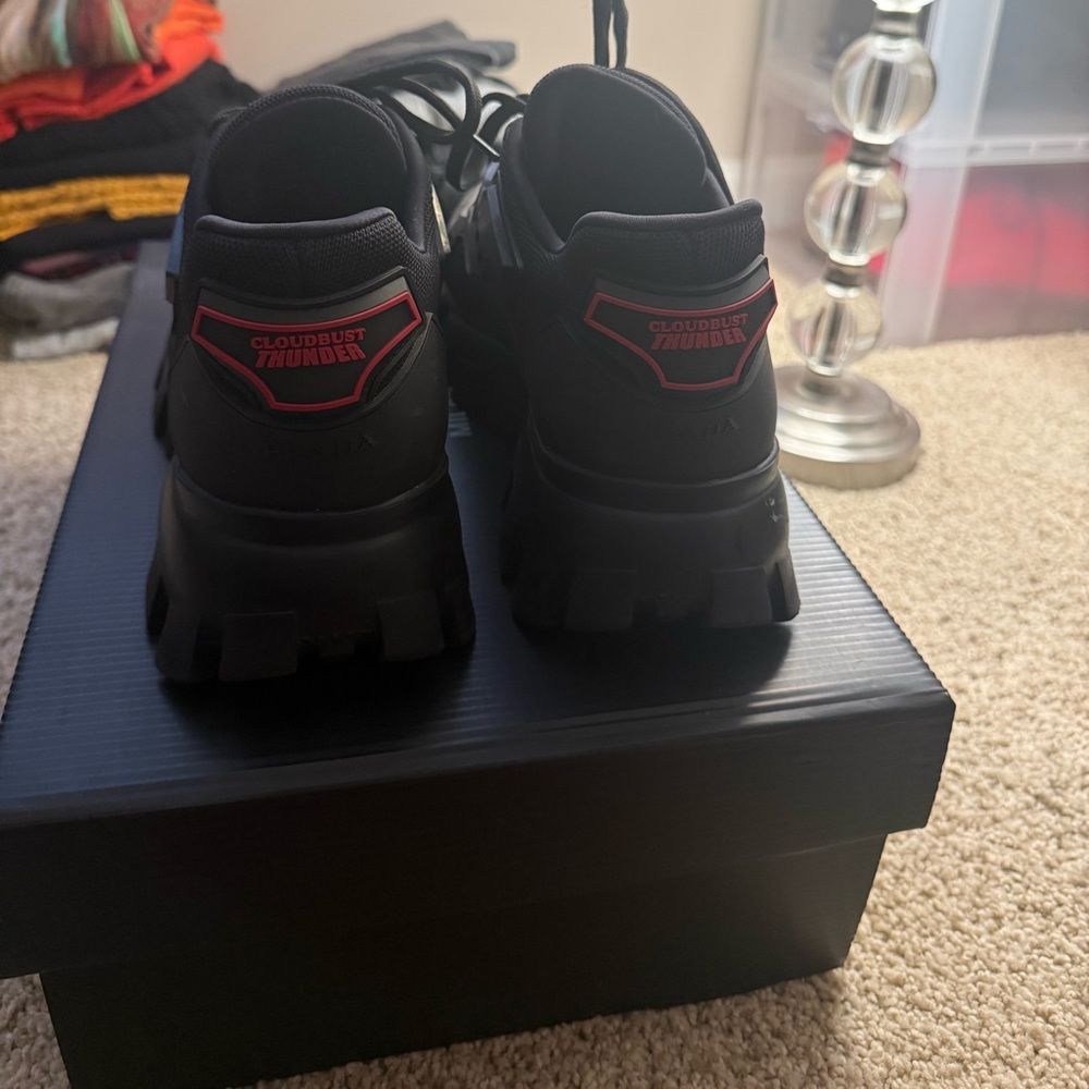 Prada Men's Black Chunky Sneakers - Picture 4 of 6